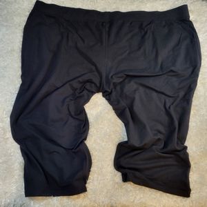 Croft & Barrow Unisex Stretch Joggers w/pockets, Black, Size 5X